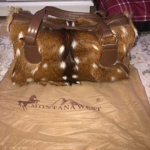 Axis Deer Fur Tote